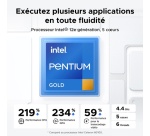 Serveur NAS Ugreen 4 baies DX4800 Plus Gris anodisé