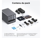 Serveur NAS Ugreen 4 baies DX4800 Plus Gris anodisé