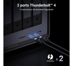 Serveur NAS Ugreen 6 baies DXP6800 Pro Gris anodisé