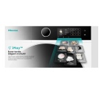Lave-linge séchant Hisense WD5I1045BBQ 10.5 kg / 6 kg
