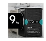 Lave-linge hublot Hisense WF5I9043BBFS Noir