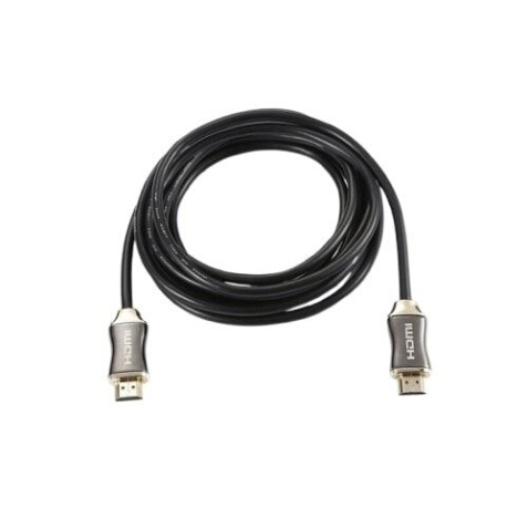 Connectique Audio / Vidéo Diffusion Câble HDMI mâle/mâle 2.0a 5m noir High Speed - 4Ka50/60Hz - Ultra HD - Fiches Or