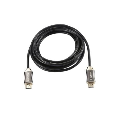 Connectique Audio / Vidéo Diffusion Câble HDMI mâle/mâle 2.0a noir 3m High Speed - 4Ka50/60Hz - Ultra HD - Fiches Or