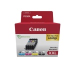 Cartouche d'encre Canon Multipack à haut rendement CLI-581XXL Noir, Jaune, Magenta, Cyan