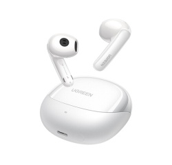 Oreillette et Kit mains-libres Ugreen HiTune H6 Pro ANC Earbuds Blanc