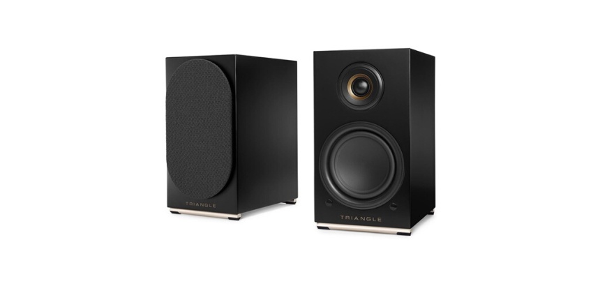 Enceinte connectée Hifi Triangle AIO TWIN Noir Graphite vendues à la paire