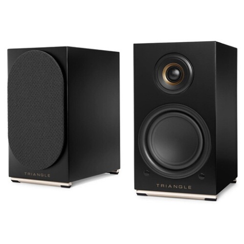 Enceinte connectée Hifi Triangle AIO TWIN Noir Graphite vendues à la paire