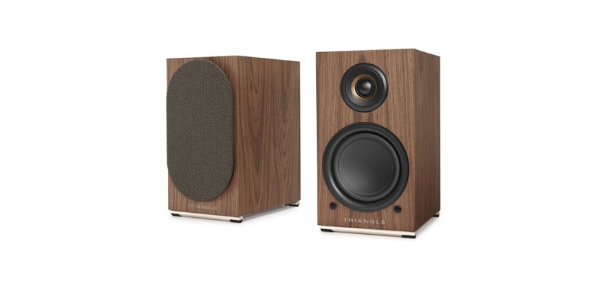 Enceinte connectée Hifi Triangle AIO TWIN Erable Brun vendues à la paire