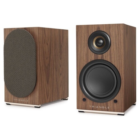 Enceinte connectée Hifi Triangle AIO TWIN Erable Brun vendues à la paire