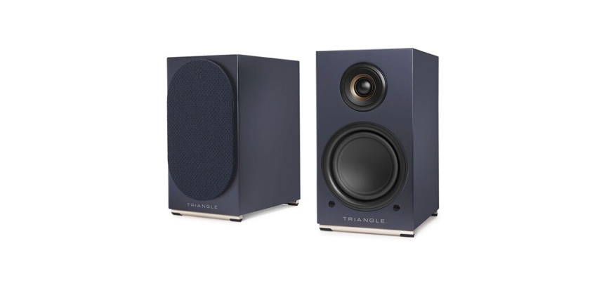Enceinte connectée Hifi Triangle AIO TWIN Bleu Abysse vendues à la paire