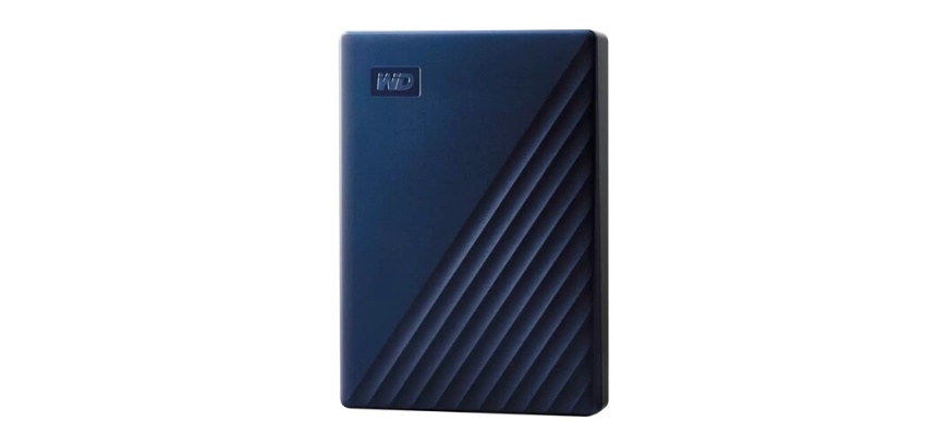 Disque dur externe Wd My Passport for Mac 6TB blue - Portable Hard Drive - Time Machine ready with password protection