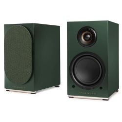 Enceinte connectée Hifi Triangle AIO Twin Vert vendues par paire