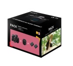 Appareil photo hybride Sony Pack Alpha 7IV + FE 28-60mm f/4-5.6 + FE 50mm f/1.8 + 2ème batterie