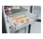 Réfrigérateur congélateur en bas Haier HDPR1618CNPK 352L Classe C Inox