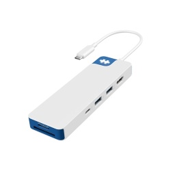 Station d'accueil PC portable Hyper HYPERDRIVE FLEX8 PORT USB-C HUB BLUE