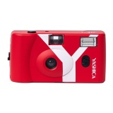 Appareil photo Argentique Yashica MF-1 Snapshot Art Camera Y Edition Rouge avec un Film 400/24