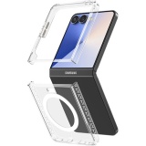 Protection d'écran pour smartphone Samsung magnétique renforcée avec paillettes Duo Transparent pour Galaxy Z Flip 7