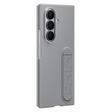 Coque et étui téléphone mobile Samsung Pack en silicone avec support Gris et film pour Galaxy Z Fold 7