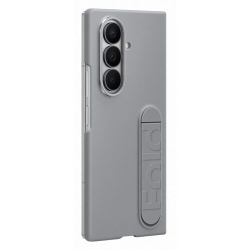 Coque et étui téléphone mobile Samsung Pack en silicone avec support Gris et film pour Galaxy Z Fold 7