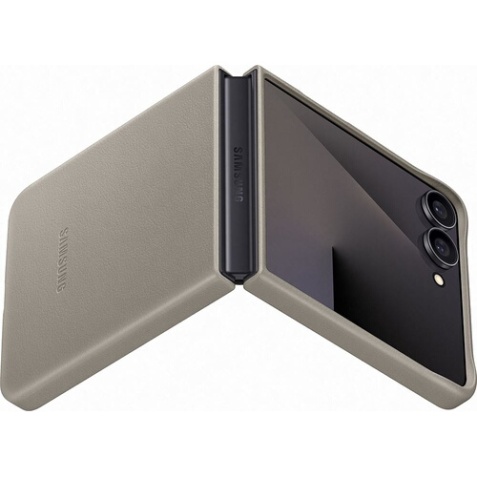 Coque et étui téléphone mobile Samsung premium Taupe pour Galaxy Z Flip 7