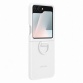 Coque et étui téléphone mobile Samsung en silicone avec anneau G ZFLIP7 FE Blanc