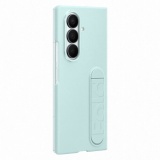 Coque et étui téléphone mobile Samsung Pack en silicone Vert d'eau et film pour Galaxy Z Fold 7