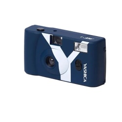 Appareil photo Argentique Yashica MF-1 Snapshot Art Camera Y Edition Bleu foncé avec 1 Film 400/24