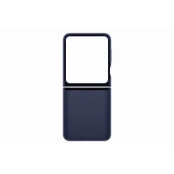 Coque et étui téléphone mobile Samsung en silicone avec anneau Bleu Nuit pour Galaxy Z Flip 7 FE