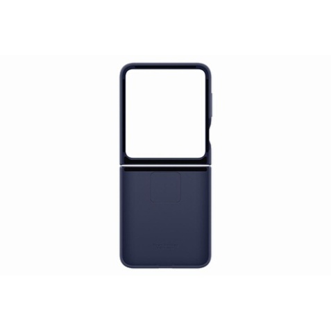 Coque et étui téléphone mobile Samsung en silicone avec anneau Bleu Nuit pour Galaxy Z Flip 7 FE