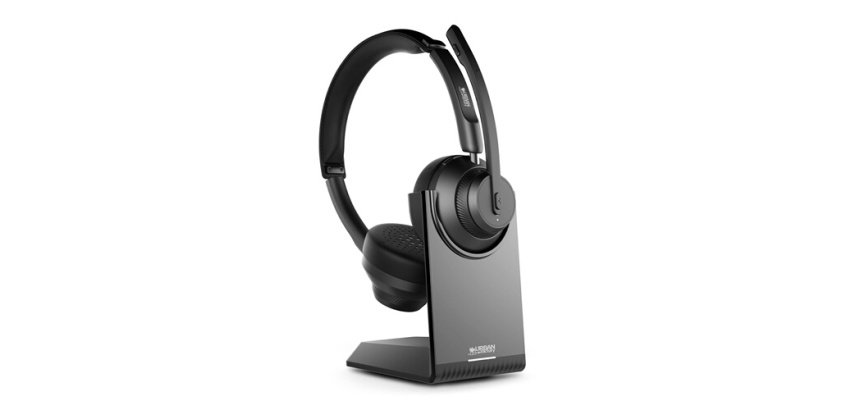 Casque PC Urban Factory MOVEE PRO : micro avec micro ENC - support de charge inclus - Bluetooth 5.2