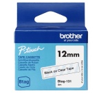 Etiqueteuse Brother Ruban noir sur transparent Btag-131 - 12 mm de large