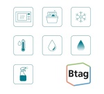 Etiqueteuse Brother Ruban noir sur transparent Btag-131 - 12 mm de large