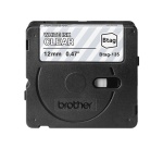 Etiqueteuse Brother Ruban d'étiquetage blanc sur transparent Btag-135 - 12 mm de large