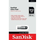 Clé USB Sandisk Ultra Flair 512GB, USB 3.0 Flash Drive, 150MB/s read