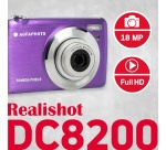 Appareil photo compact Agfaphoto Realishot DC8200 Violet - Carte Sd 16 GO