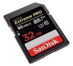 Carte mémoire SD Sandisk Extreme PRO 32GB SDHC 100MB/s