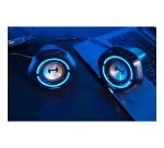 Enceinte PC Hecate Paire d'Enceintes Gaming RGB  HECATE G1000 Bluetooth 10W Noir