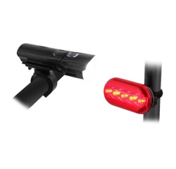 Accessoire sécurité et signalisation Tnb URBAN MOOV - Pack eclairage velo - noir