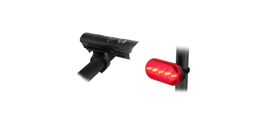 Accessoire sécurité et signalisation Tnb URBAN MOOV - Pack eclairage velo - noir