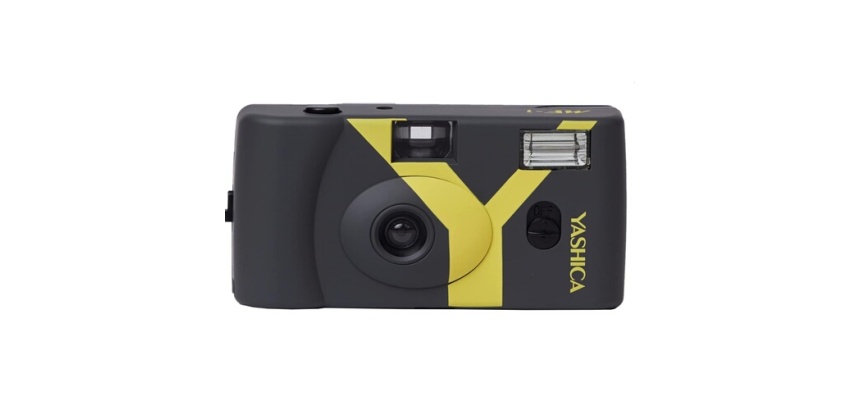 Appareil photo Argentique Yashica MF-1 Snapshot Art Camera Y Edition Gris avec un Film 400/24