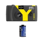 Appareil photo Argentique Yashica MF-1 Snapshot Art Camera Y Edition Gris avec un Film 400/24