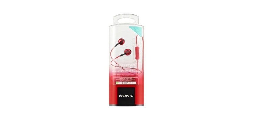 Ecouteurs Sony MDR-EX110AP Rouge
