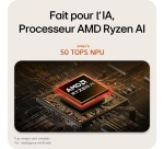 PC portable Lg Gram 15 15Z80T-G.AU8BF 15" Copilot+ AMD Ryzen AI 7 32 Go RAM 2 To SSD Noir Obsidien