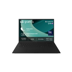 PC portable Lg Gram 16 16Z90TL-G.AU8BF 16" Copilot+ Intel Core Ultra 7 32 Go RAM 2 To SSD Noir Obsidien