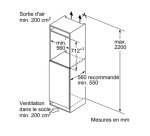 Congélateur bar Siemens GI11VADE0 - ENCASTRABLE 72CM