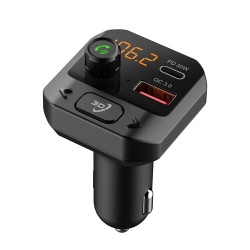 Accessoire téléphonie pour voiture Wefix Transmetteur FM Bluetooth - kit mains libres