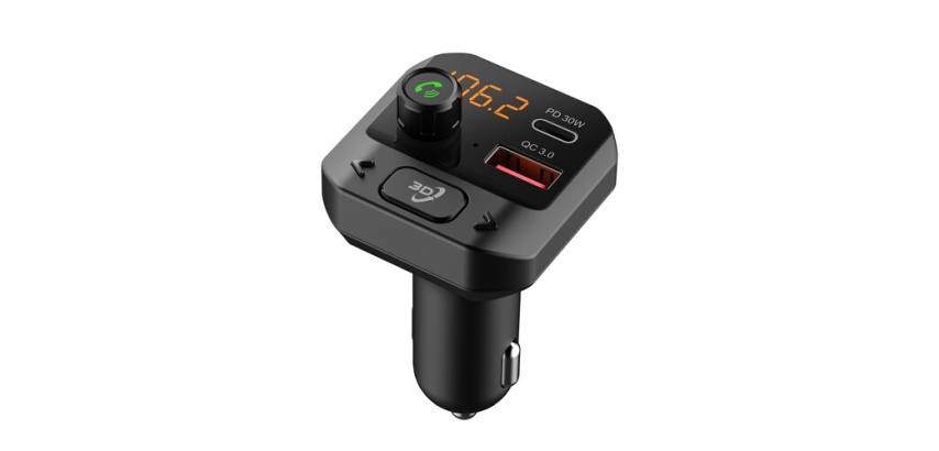 Accessoire téléphonie pour voiture Wefix Transmetteur FM Bluetooth - kit mains libres