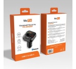 Accessoire téléphonie pour voiture Wefix Transmetteur FM Bluetooth - kit mains libres
