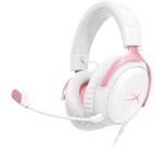 Casque PC Hyper X Cloud III - gaming filaire (Blanc / Rose)