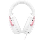 Casque PC Hyper X Cloud III - gaming filaire (Blanc / Rose)